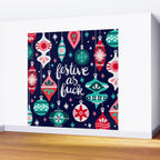Festive As Fuck - Navy Palette Wall Mural Gallery Image 2
