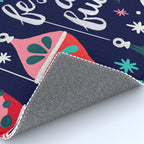 Festive As Fuck - Navy Palette Rug Gallery Image 4