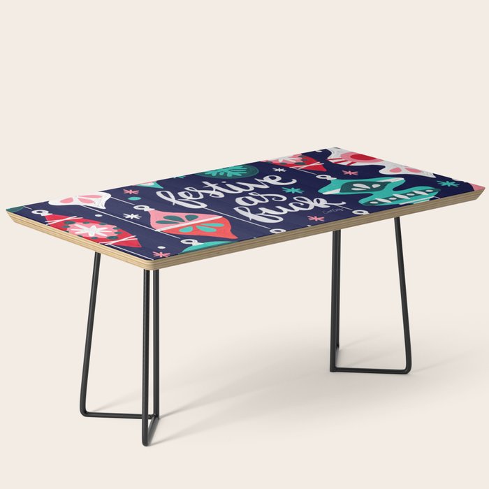 Festive As Fuck - Navy Palette Coffee Table Gallery Image 1