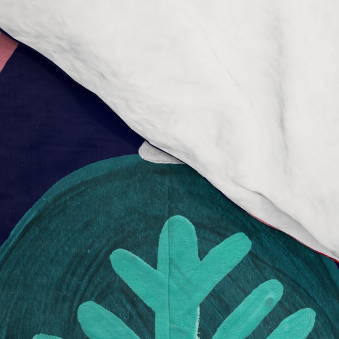 Festive As Fuck - Navy Palette Comforter Gallery Image 4