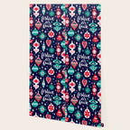 Festive As Fuck - Navy Palette Wallpaper Gallery Image 2