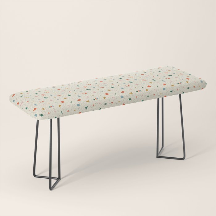 Retro abstract christmas decoration pattern Bench Gallery Image 1