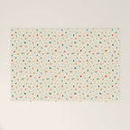 Retro abstract christmas decoration pattern Welcome Mat Gallery Image 1