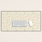 Retro abstract christmas decoration pattern Desk Mat Gallery Image 1