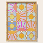Sun and Blooms Patchwork Serving Tray Gallery Image 1