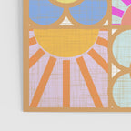 Sun and Blooms Patchwork Poster Gallery Image 3