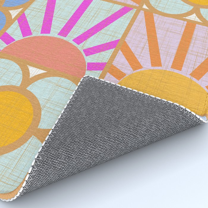 Sun and Blooms Patchwork Rug Gallery Image 4