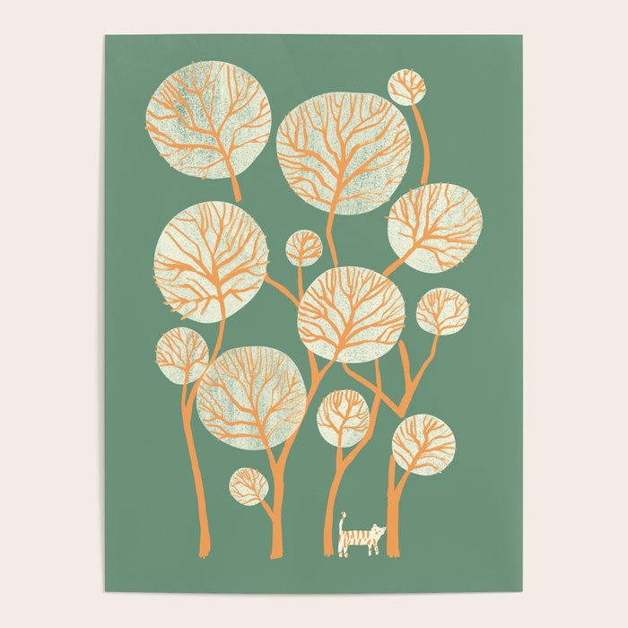 Deep in the jungle, the tiger roams Poster Gallery Image 1