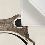 Unimpressed Frog Meika Gafu by Matsumoto Hoji 1814 - Frog Wall Tapestry Gallery Image 3