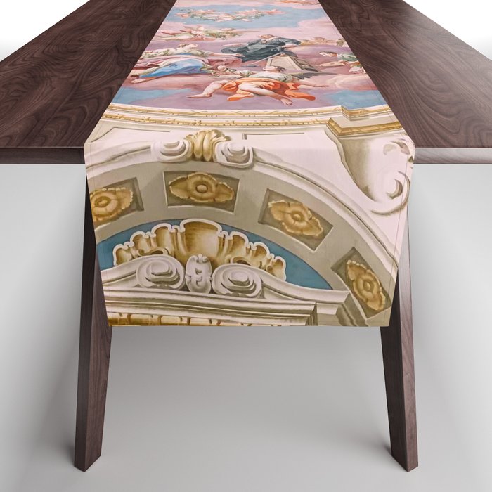Ceiling Fresco Bartolomeo Altomonte Admont Abbey Table Runner Gallery Image 1