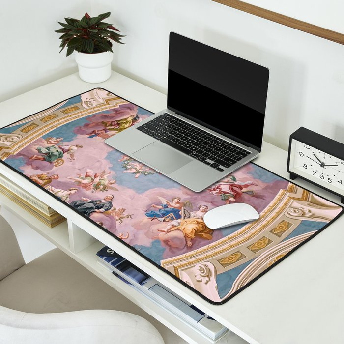 Ceiling Fresco Bartolomeo Altomonte Admont Abbey Desk Mat Gallery Image 2