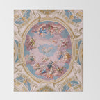 Ceiling Fresco Bartolomeo Altomonte Admont Abbey Throw Blanket Gallery Image 2