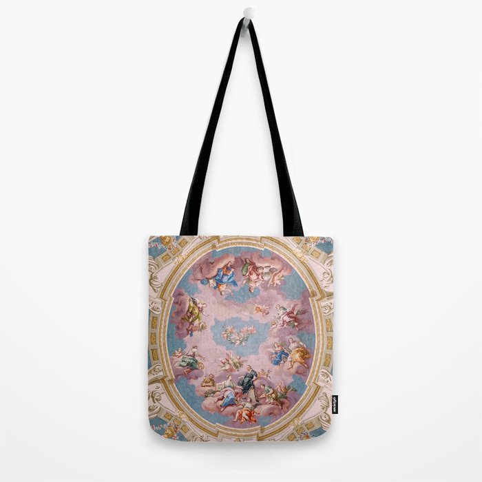 Ceiling Fresco Bartolomeo Altomonte Admont Abbey Tote Bag Gallery Image 2