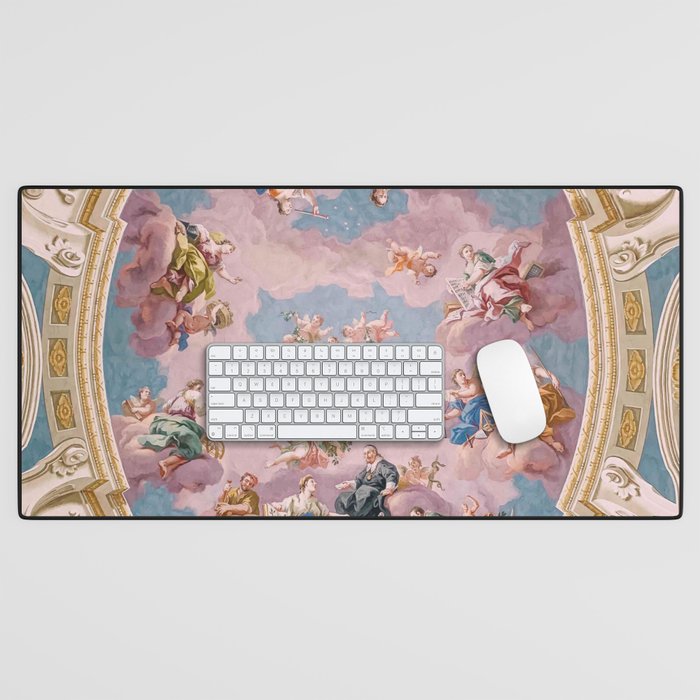 Ceiling Fresco Bartolomeo Altomonte Admont Abbey Desk Mat Gallery Image 1