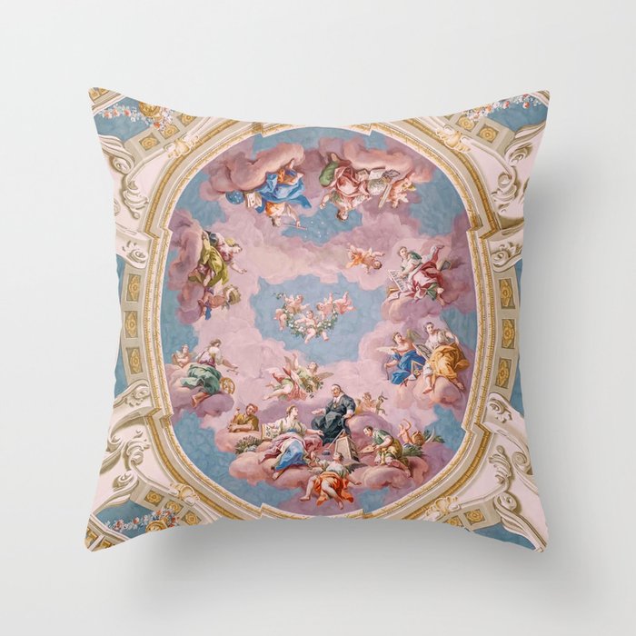 Ceiling Fresco Bartolomeo Altomonte Admont Abbey Throw Pillow Gallery Image 6