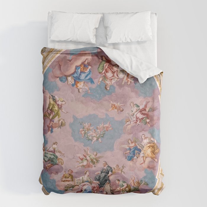 Ceiling Fresco Bartolomeo Altomonte Admont Abbey Duvet Cover Gallery Image 1