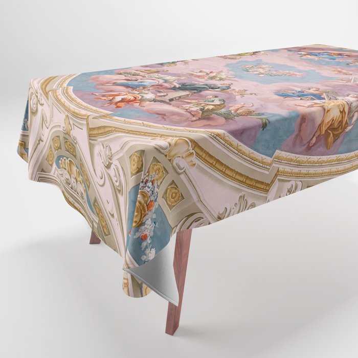 Ceiling Fresco Bartolomeo Altomonte Admont Abbey Tablecloth Gallery Image 1