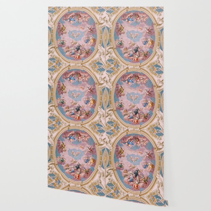 Ceiling Fresco Bartolomeo Altomonte Admont Abbey Wallpaper Gallery Image 2