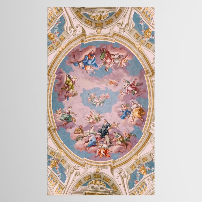 Ceiling Fresco Bartolomeo Altomonte Admont Abbey Tablecloth Gallery Image 2
