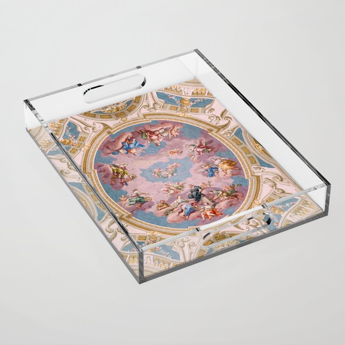 Ceiling Fresco Bartolomeo Altomonte Admont Abbey Acrylic Tray Gallery Image 1