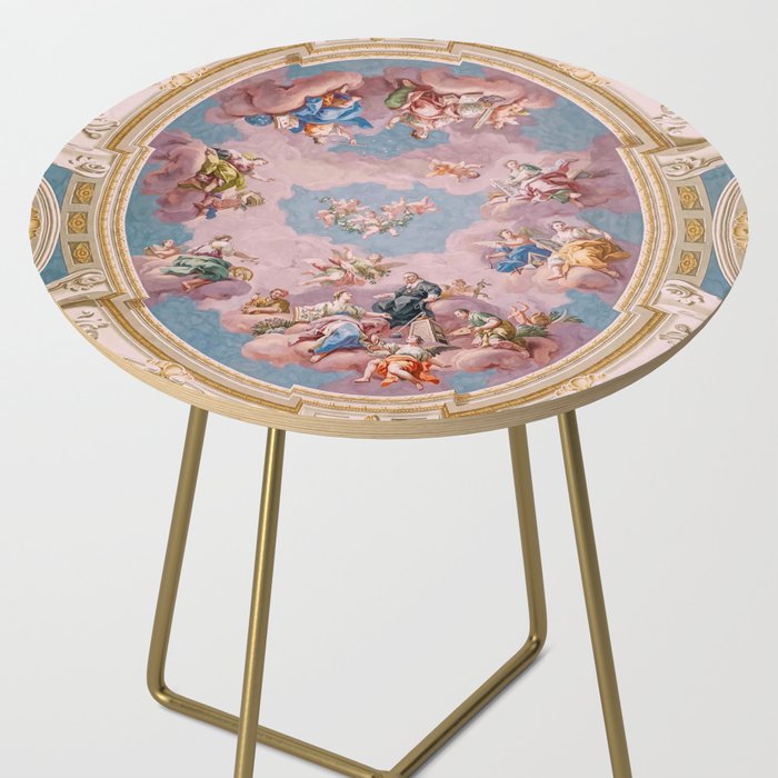 Ceiling Fresco Bartolomeo Altomonte Admont Abbey Side Table Gallery Image 2