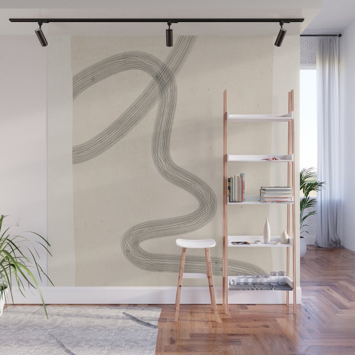 Minimal Abstract Art 19 Wall Mural Gallery Image 1