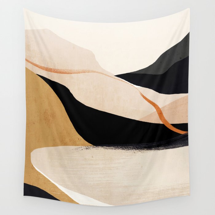 Abstract Art Landscape 37 Wall Tapestry Gallery Image 1