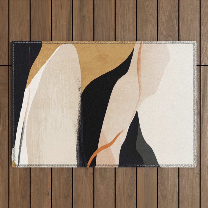 Abstract Art Landscape 37 Outdoor Rug Gallery Image 1