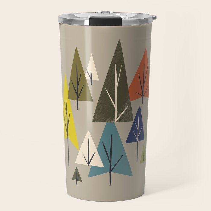 Multicolor Pines Travel Mug Gallery Image 1