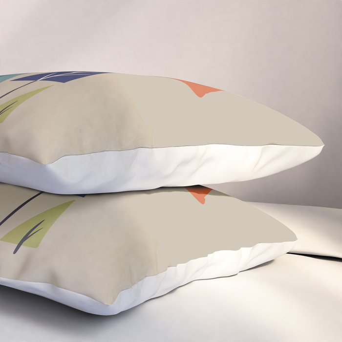 Multicolor Pines Pillow Sham Gallery Image 3