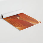 Leaves in Terracotta Color #decor #society6 #buyart Yoga Mat Gallery Image 2
