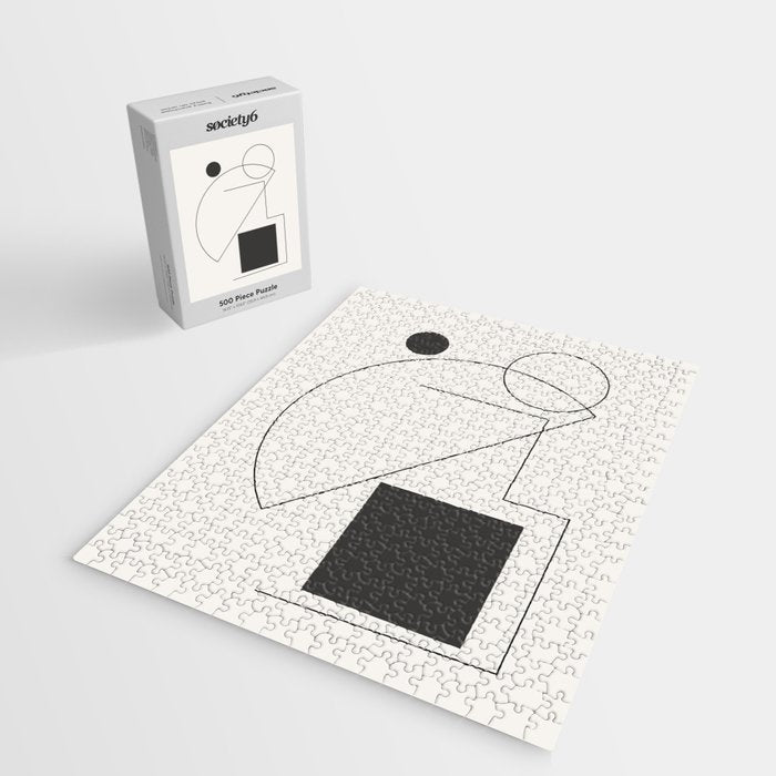 Abstract Minimal Geometric 2 Jigsaw Puzzle Gallery Image 2