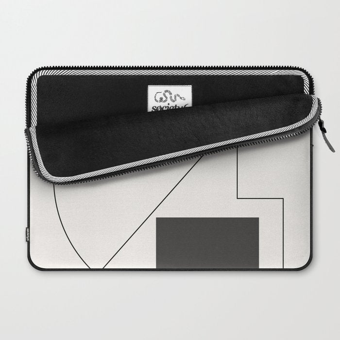 Abstract Minimal Geometric 2 Laptop Sleeve Gallery Image 2