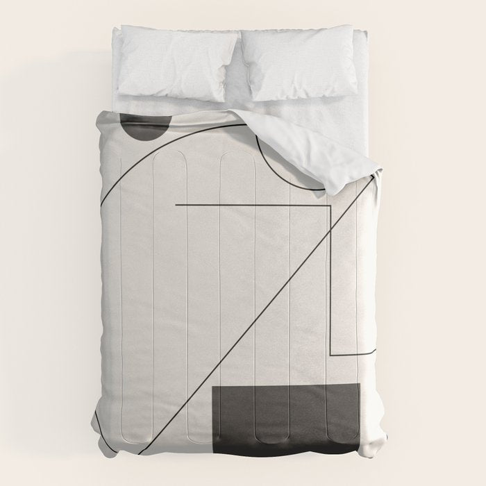 Abstract Minimal Geometric 2 Comforter Gallery Image 1