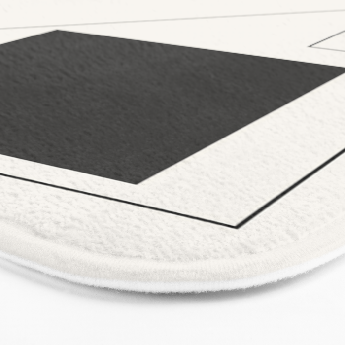 Abstract Minimal Geometric 2 Bath Mat Gallery Image 3