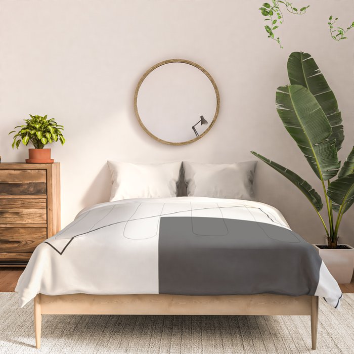 Abstract Minimal Geometric 2 Comforter Gallery Image 3