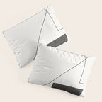 Abstract Minimal Geometric 2 Pillow Sham Gallery Image 3