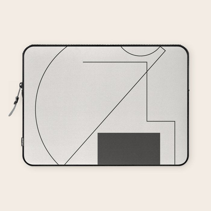 Abstract Minimal Geometric 2 Laptop Sleeve Gallery Image 1