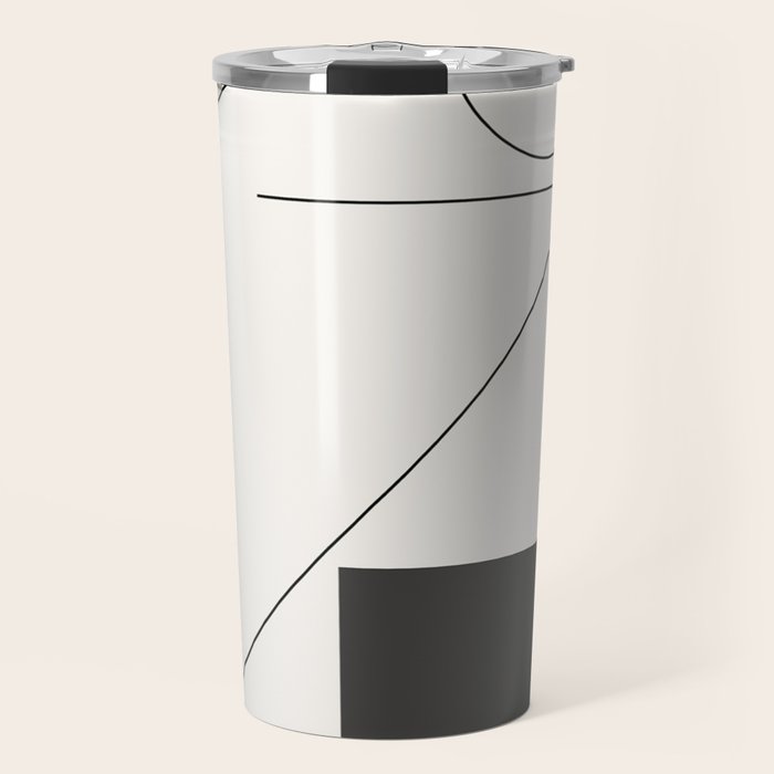Abstract Minimal Geometric 2 Travel Mug Gallery Image 1