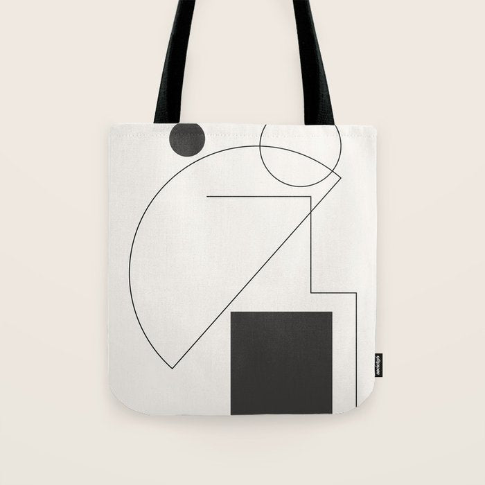 Abstract Minimal Geometric 2 Tote Bag Gallery Image 1