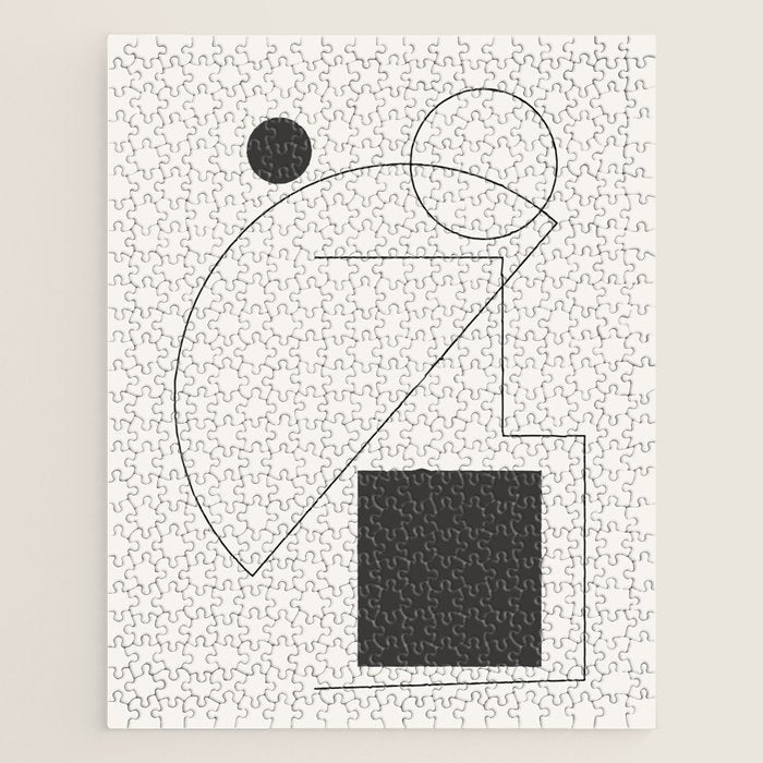 Abstract Minimal Geometric 2 Jigsaw Puzzle Gallery Image 1