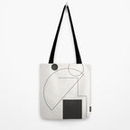 Abstract Minimal Geometric 2 Tote Bag Gallery Image 2