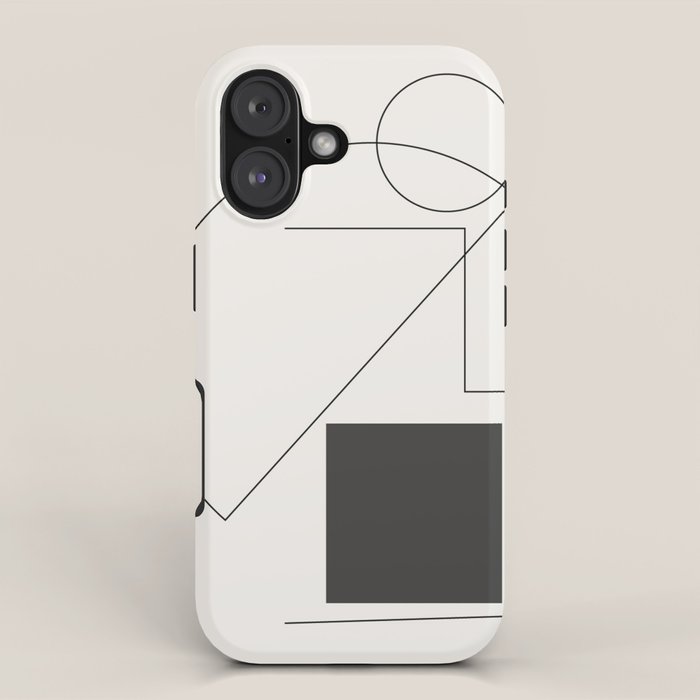Abstract Minimal Geometric 2 iPhone Case Gallery Image 1