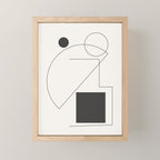 Abstract Minimal Geometric 2 Mini Art Print Gallery Image 1