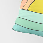 daydreams glassy swells and sunrise radiate by surfy birdy Pillow Sham Gallery Image 4