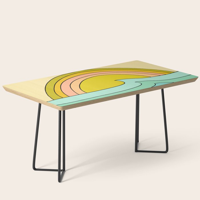 daydreams glassy swells and sunrise radiate by surfy birdy Coffee Table Gallery Image 1