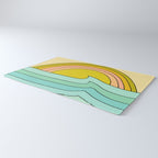 daydreams glassy swells and sunrise radiate by surfy birdy Rug Gallery Image 3