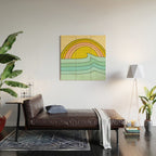 daydreams glassy swells and sunrise radiate by surfy birdy Wood Wall Art Gallery Image 2