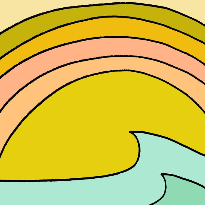daydreams glassy swells and sunrise radiate by surfy birdy Coffee Mug Gallery Image 2