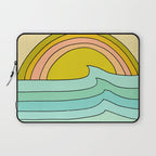 daydreams glassy swells and sunrise radiate by surfy birdy Laptop Sleeve Gallery Image 1